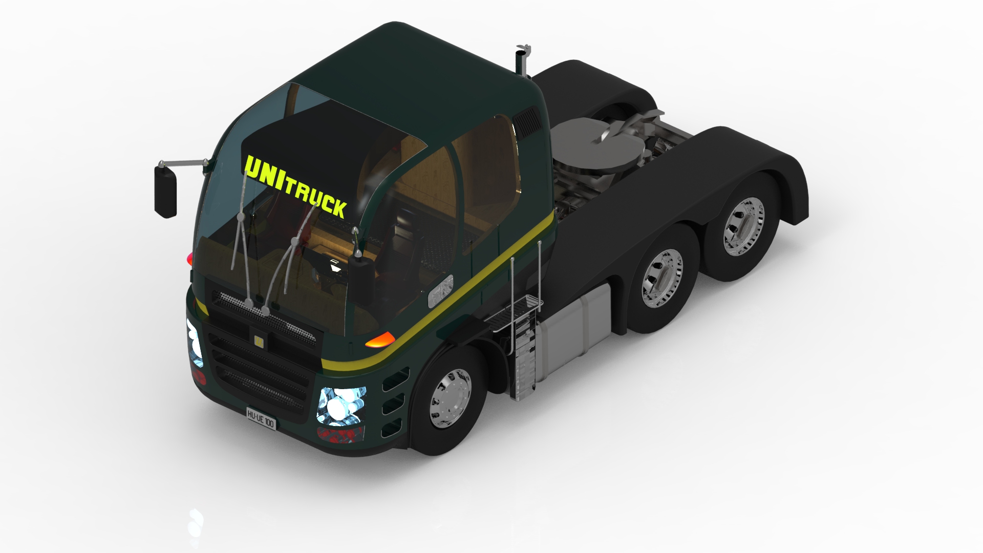 Chromatic II货车卡车模型3D图纸 x_t格式